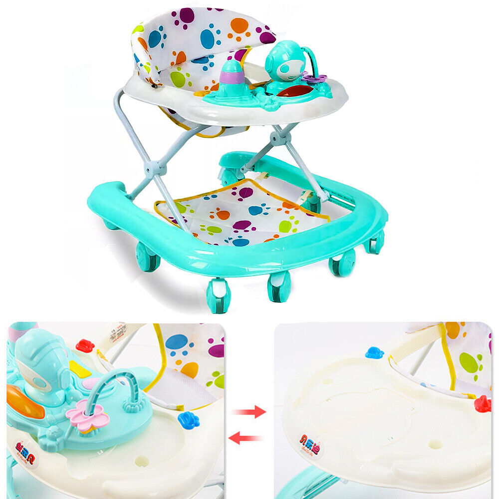 Baby Walker Bouncer First Steps Push Along Activity Music Ride On Car Melody UK