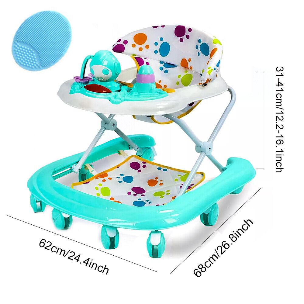 Baby Walker Bouncer First Steps Push Along Activity Music Ride On Car Melody UK